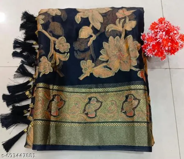 Multicolor_Fancy_Heavy_Brasso_Printed_Premium_Saree_With_Jalar_Lace_For_Women