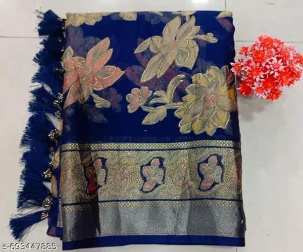Multicolor_Fancy_Heavy_Brasso_Printed_Premium_Saree_With_Jalar_Lace_For_Women