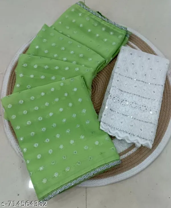 Taladara's_New_Light_Green_Mos_Buti_Printed_Premium_Saree_And_Lace_Border__For_Women