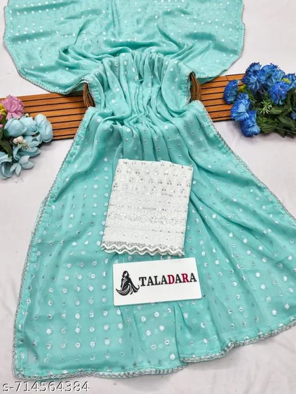 Taladara's_New_Light_Blue_Mos_Buti_Printed_Premium__with_Lace_Border_Saree_For_Women