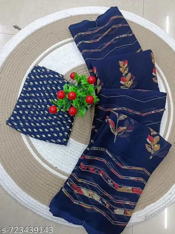 Blue_Georgette_Printed_Premium_Saree_For_Women