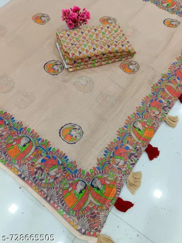 Taladara's_New_Fancy_Cotton_Printed_Premium_Saree_With_Jalar_Lace_For_Women