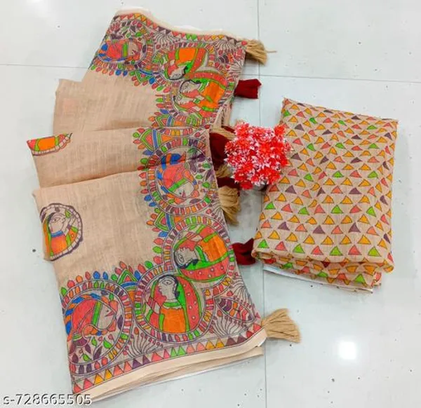 Taladara's_New_Fancy_Cotton_Printed_Premium_Saree_With_Jalar_Lace_For_Women