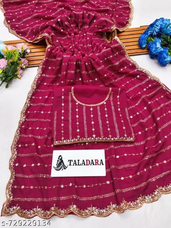 Taladara_New_Star_Georgette_Printed_Premium_Saree_For_Women