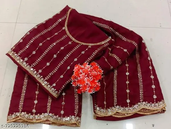 Maroon_Star_Georgette_Printed_Premium_Saree_For_Women