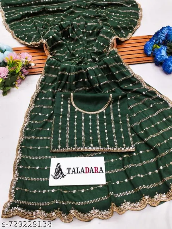 Green_Star_Georgette_Printed_Premium_Saree_For_Women