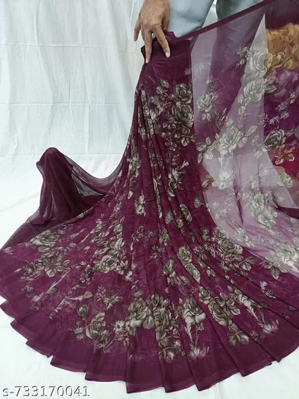 Purple_Georgette_Printed_Premium_Saree_For_Women