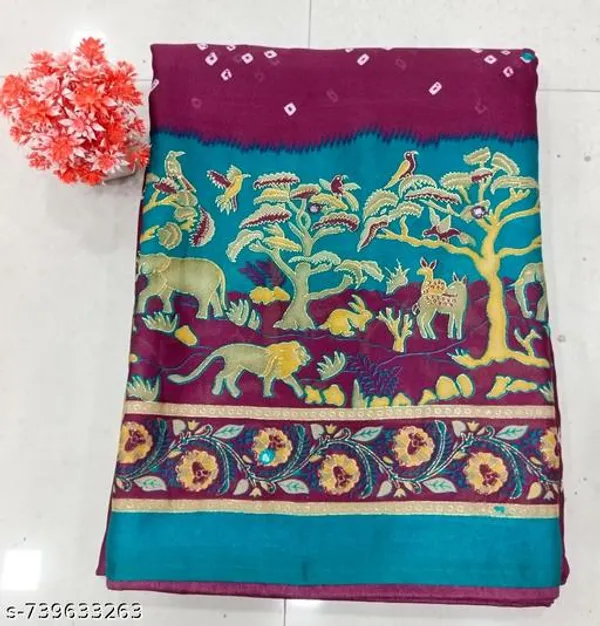 Multicolor_Mosmello_Printed_Premium_Saree_For_Women