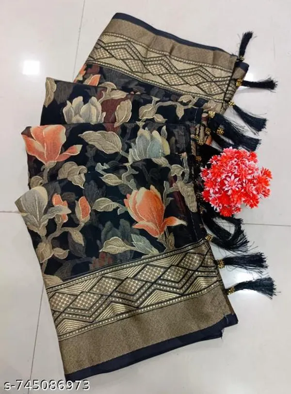 Multicolor_Fancy_Heavy_Baraso_Printed_Premium_Saree_And_Jalar_Border_Premium_Saree_For_Women