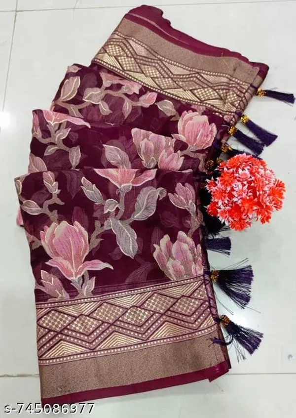 Multicolor_Fancy_Heavy_Baraso_Printed_Premium_Saree_And_Jalar_Border_Premium_Saree_For_Women