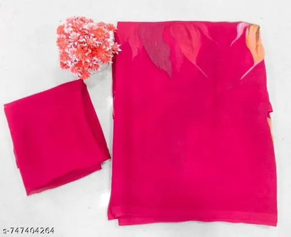 Pink_Georgette_Printed_Premium_Saree_For_Women