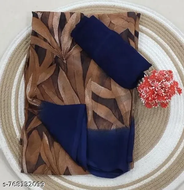 Taladara's_New_Georgette_Printed_Saree_For_Women