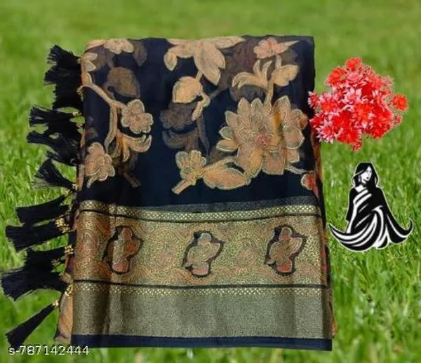 Multicolor_Fancy_Heavy_Baraso_Printed_Premium_Saree_And_Jalar_Lace_For_Women