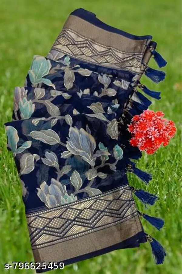 Multicolor_Fancy_Brasso_Printed_Premium_Saree_And_Jalar_Border_Premium_Saree_For_Women