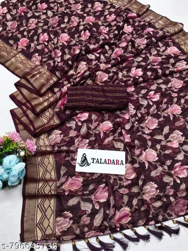 Multicolor_Fancy_Brasso_Printed_Premium_Saree_And_Jalar_Border_Premium_Saree_For_Women