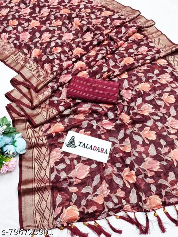 Multicolor_Fancy_Brasso_Printed_Premium_Saree_And_Jalar_Border_Premium_Saree_For_Women