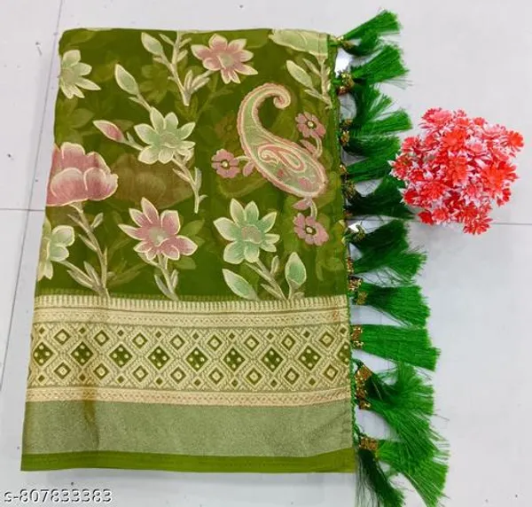 Taladara's_Fancy_Brasso_Printed_Premium_Saree_And_Jalar_Border_Premium_Saree_For_Women