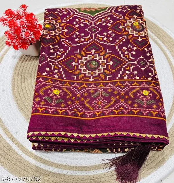 Taladara's_New_Pashmina_Printed_Patola_Premium_Saree_For_Women