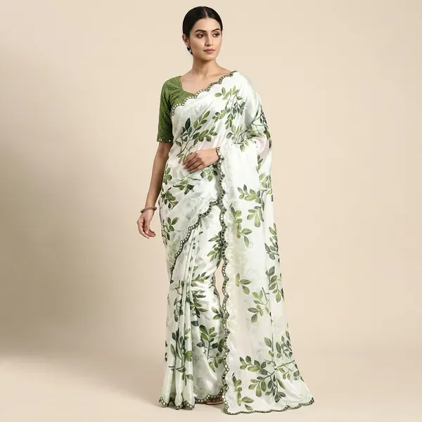 Taladara's_New__Georgette_Printed_Premium_Saree_Mirar_Lace_Border_For_Women