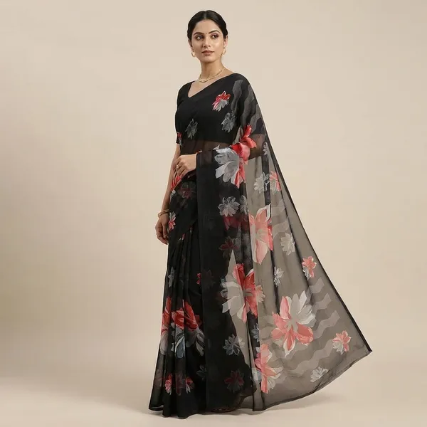 Taladara's_New___Georgette_Printed_Premium_Saree_For_Women