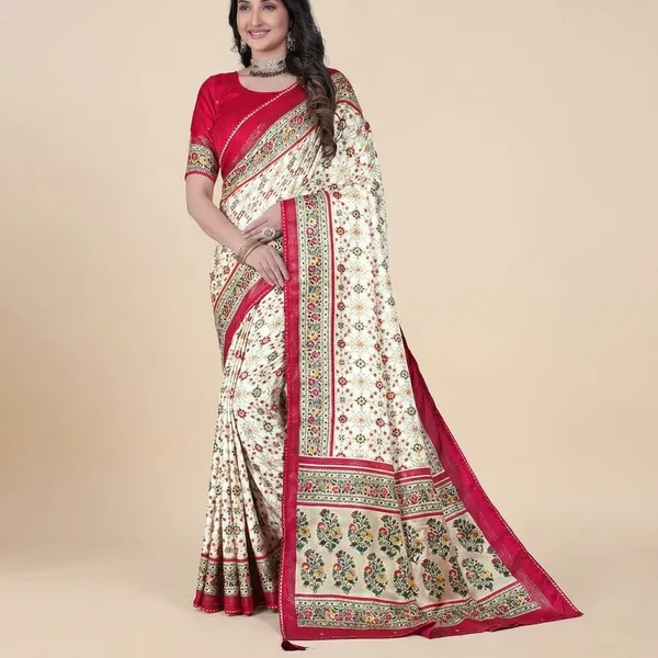 Red_And_White_Fancy_Georgette_Pashmina_Premium_Saree_For_Women