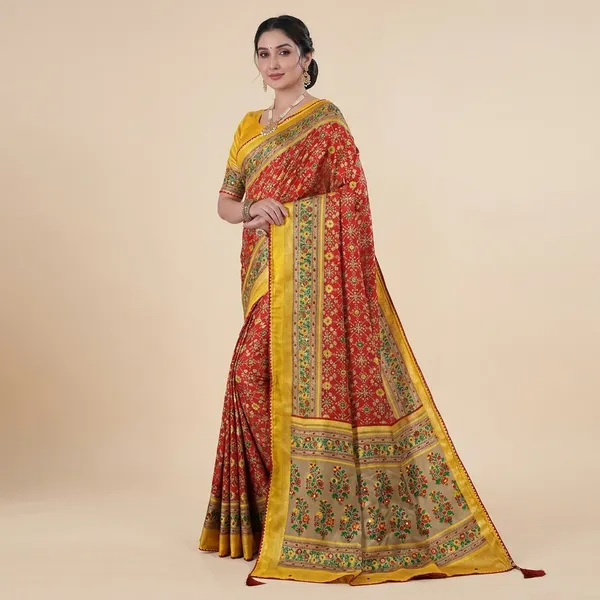 Yellow_Fancy_Pashmina_Premium_Saree_For_Women