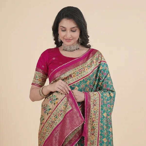 Taladara's_New_Fancy_Pashmina_Premium_Saree_For_Women