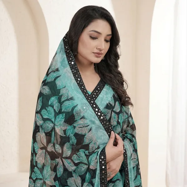 Taladara's_New__Georgette_Printed_Premium_Saree_Lace_Border_For_Women