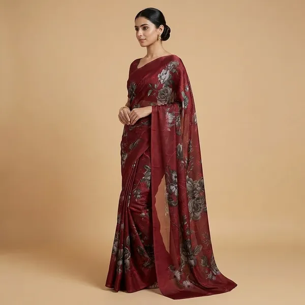 Taladara's_New_Georgette_Printed_Premium_Saree_For_Women