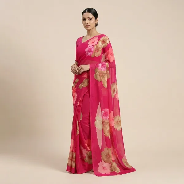Pink_Fancy_Georgette_Printed_Premium_Saree_For_Women