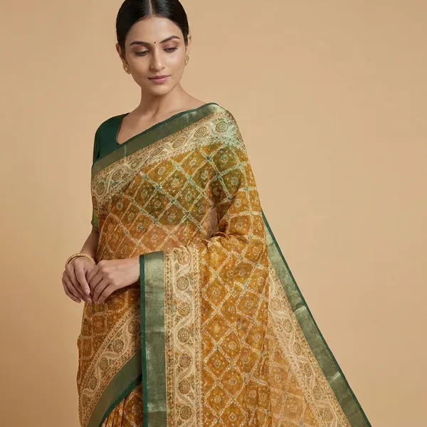 Multicolor_Chiffon_Printed_Premium_Saree_For_Women