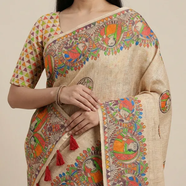 Taladara's_New_Fancy_Cotton_Printed_Premium_Saree_With_Jalar_Lace_For_Women