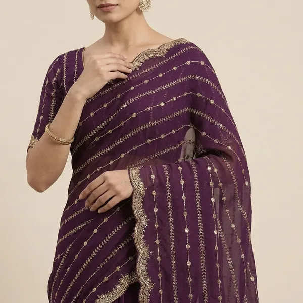 Purple_Star_Georgette_Printed_Premium_Saree_For_Women
