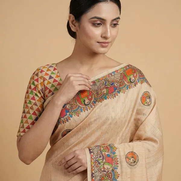 Multicolor_Cotton_Printed_Premium_Saree_For_Women