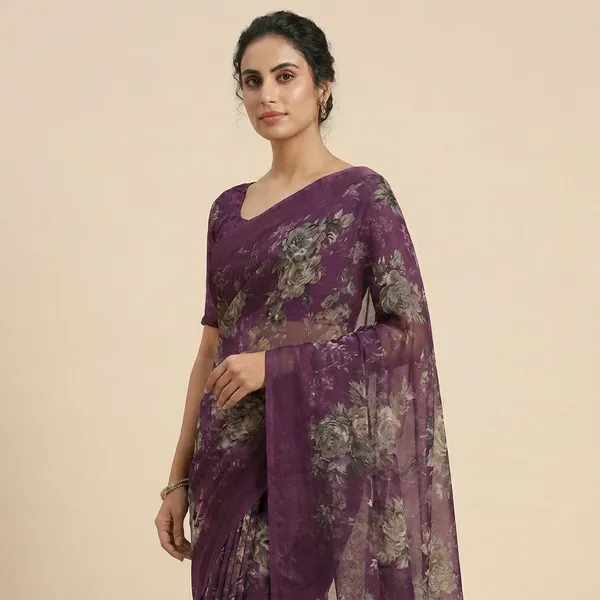 Purple_Georgette_Printed_Premium_Saree_For_Women