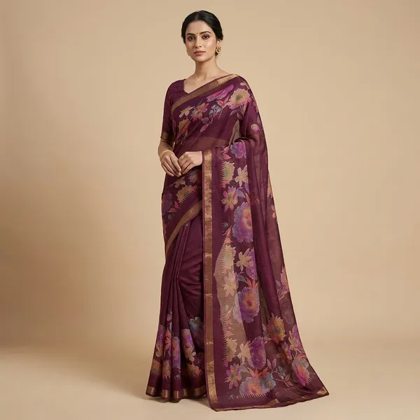 Purple_Fancy_Mal_Cotton_Printed_Premium_Saree_For_Women