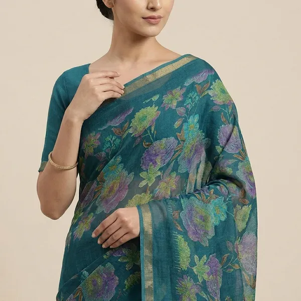 Blue_Fancy_Mal_Cotton_Printed_Premium_Saree_For_Women