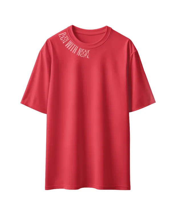 Fujju_Run_With_None_Red_Oversized_T_Shirt_300_Gsm_100_Cotton