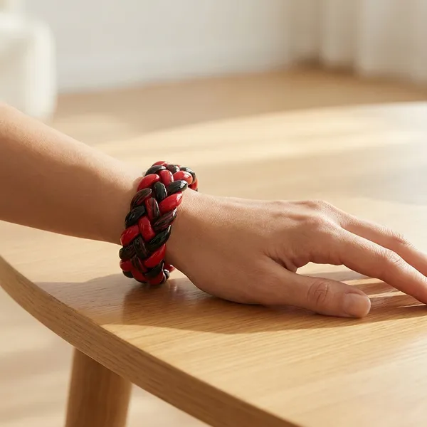 Pack_of_5_Red_And_Black_Wax_Single_Hand_Bangles_For_Women