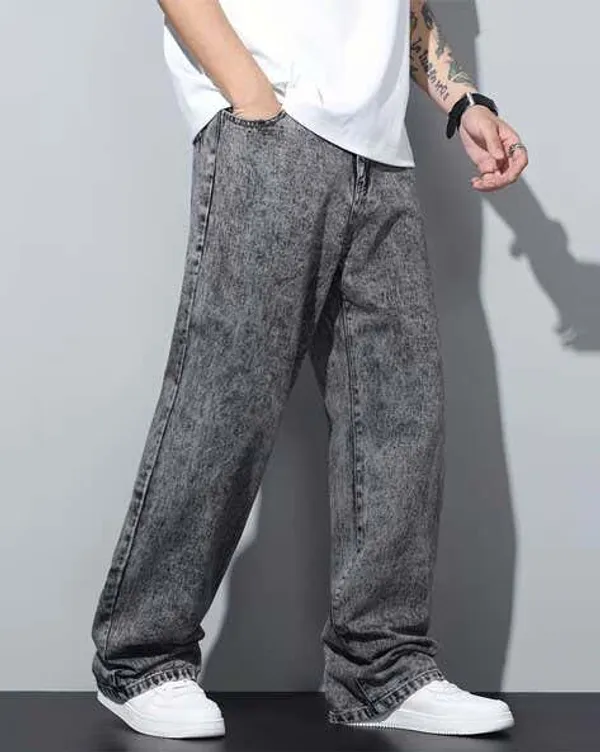Grey_Acid_Wash_Denim_Baggy_Fit_Jeans_For_Men