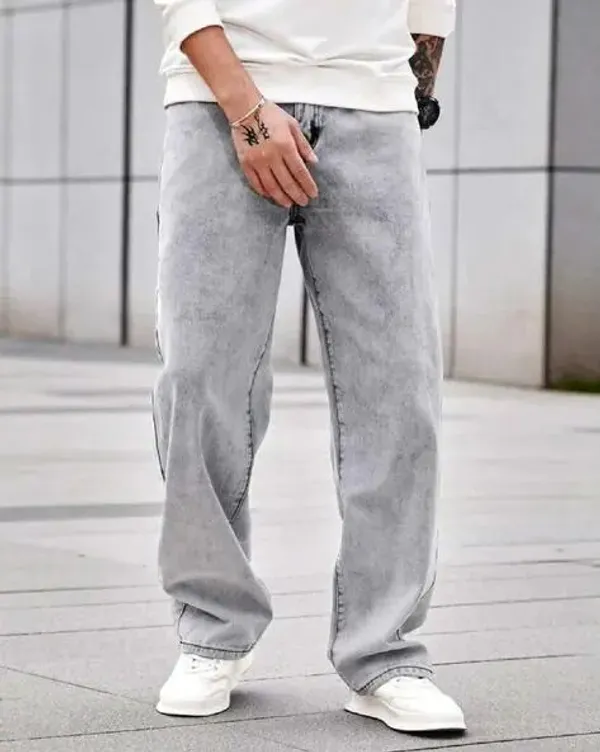 Grey_Washed_Denim_Straight_Fit_Jeans_For_Men