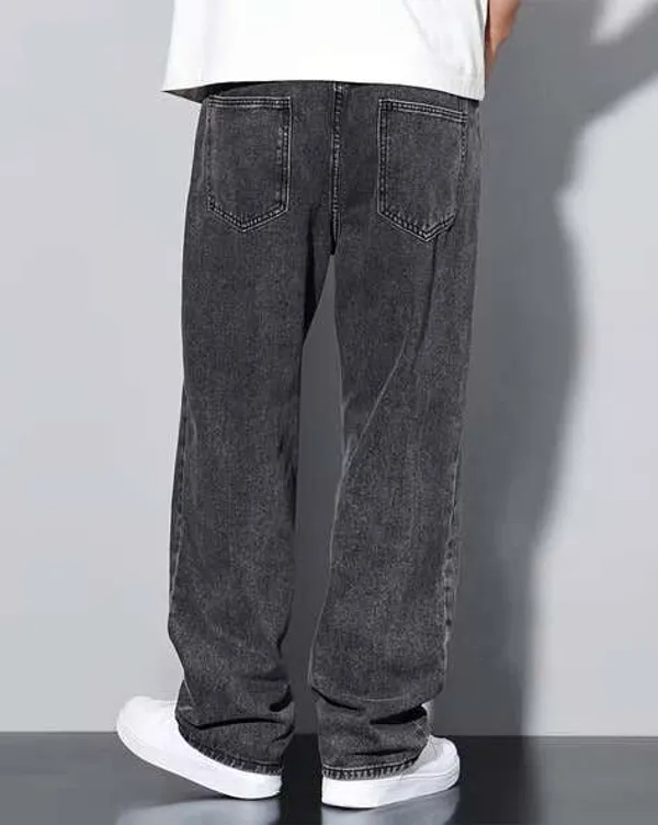 Grey_Acid_Wash_Loose_Fit_Denim_Jeans_For_Men