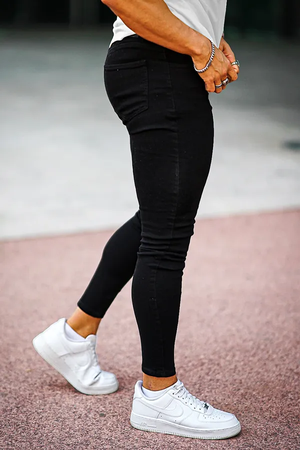 Black_Stretch_Denim_Super_Skinny_Fit_Jeans_For_Men
