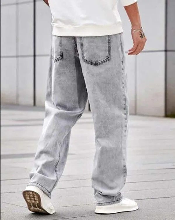 Grey_Washed_Denim_Straight_Fit_Jeans_For_Men