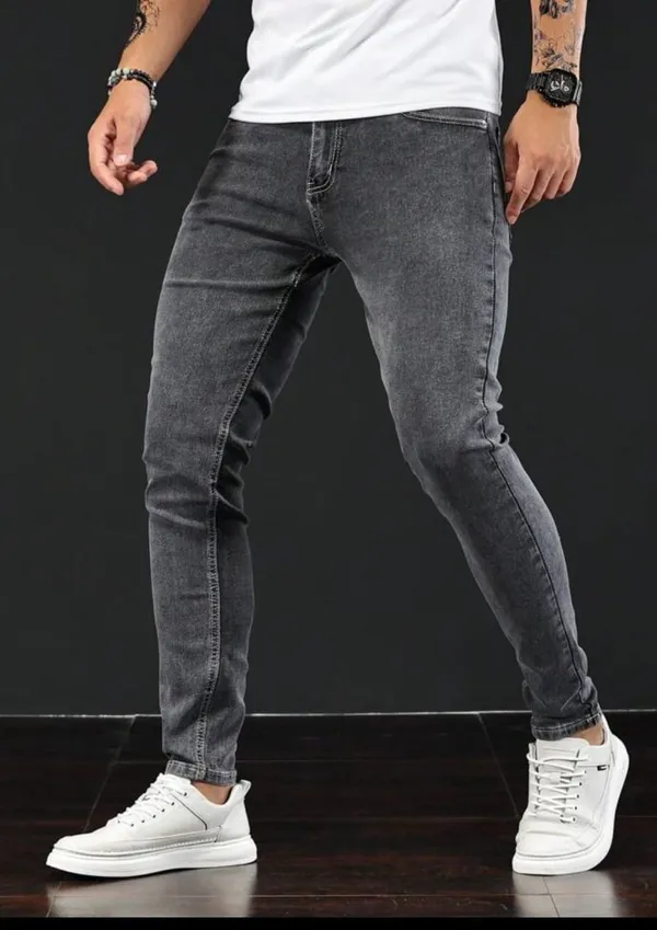 Grey_Premium_Denim_With_Stretch_Solid_Slim_Fit_Jeans_For_Men