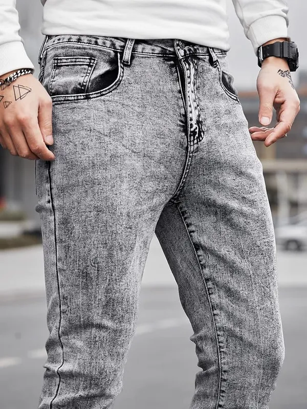 Grey_Premium_Stretch_Denim_Acid_Wash_Slim_Fit_Jeans_For_Men
