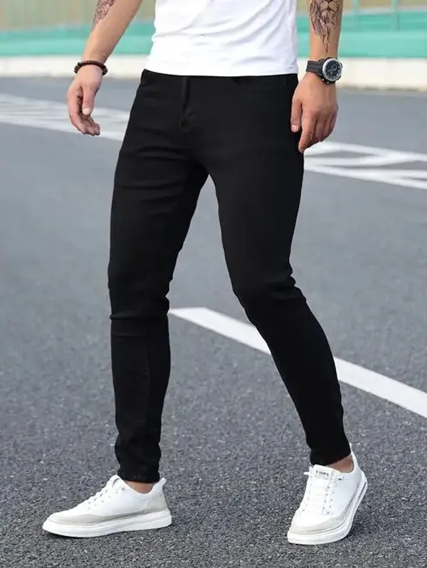 Black_Premium_Stretch_Denim_Solid_Slim_Fit_Jeans_For_Men