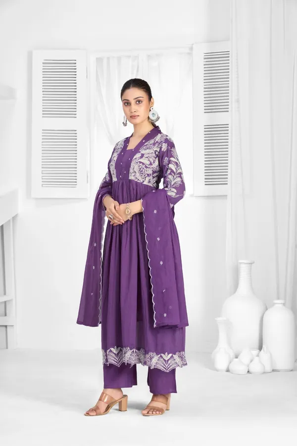 Purple_Mul_Cotton_Premium_Kurta_Sets_For_Women