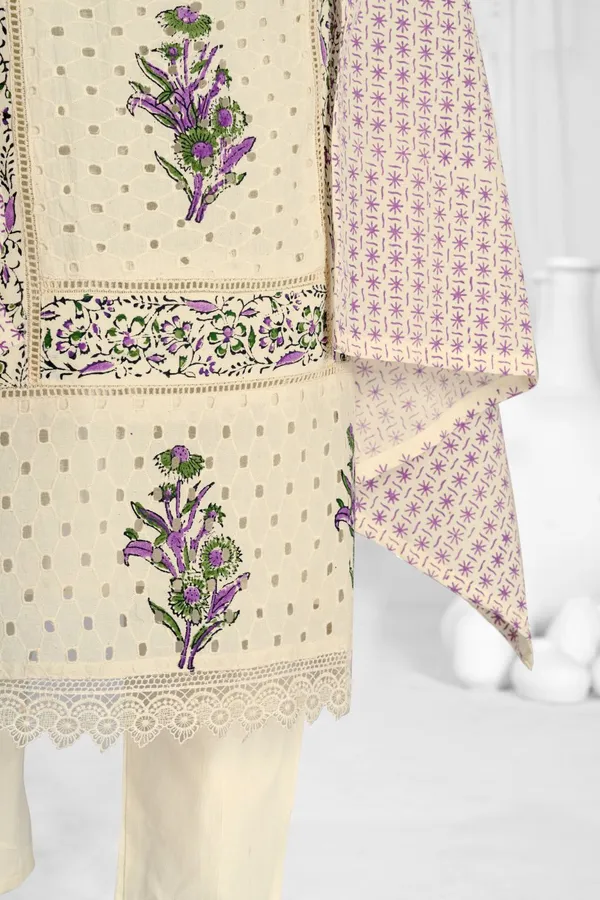 Cream_Pure_Cotton_Premium_Kurta_Sets_For_Women