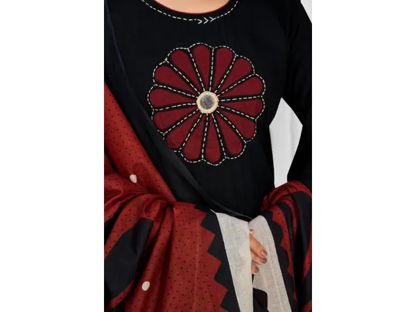 Black_Pure_Cotton_Premium_Kurta_Sets_For_Women